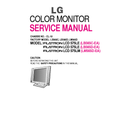 FLATRON LCD 575LE: Manuel d'utilisation + IA | Fixfr