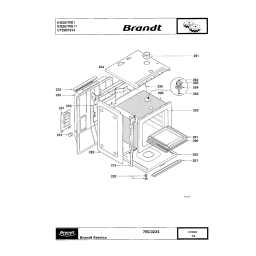 Brandt KM267*E1 cuisinière : Guide d'utilisation | Chat IA | Fixfr