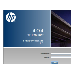 HP INTEGRATED LIGHTS-OUT (ILO) STANDARD FIRMWARE Manuel utilisateur | Fixfr