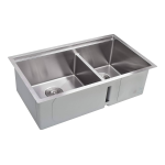 Ancona AN-3338 Prestige Series Undermount 32 in. Double Bowl Kitchen Sink sp&eacute;cification