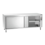 Bartscher 258200 Wall-mounted hood 700, W2000 Mode d'emploi