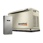Generac Synergy Series G0070410 Standby Generator Manuel utilisateur