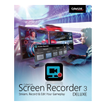 CyberLink Screen Recorder 3 Manuel utilisateur