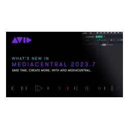 Avid MediaCentral 2.3 Manuel utilisateur | Fixfr