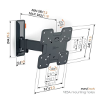 Vogel's TVM 3225 Support Mural TV orientable sp&eacute;cification