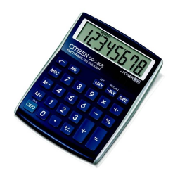 Citizen CDC-80BL Calculatrice de bureau | AI Chat & PDF | Fixfr