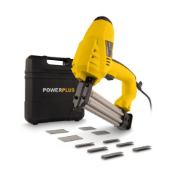 Powerplus POWX13800 STAPLER/NAILER 50W Manuel du propriétaire | Fixfr