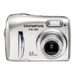 Olympus FE 115 - Digital Camera - 5.0 Megapixel Manuel utilisateur
