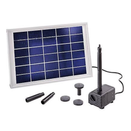 Palermo-S Pompe d'étang solaire: Aide IA et PDF | Fixfr
