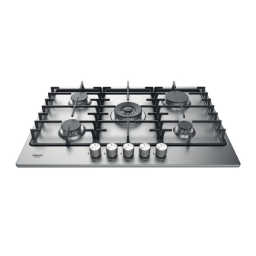 HOTPOINT/ARISTON PPH 75G D/IX Hob Manuel utilisateur | Fixfr