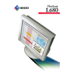 Eizo FLEXSCAN L680 Manuel utilisateur