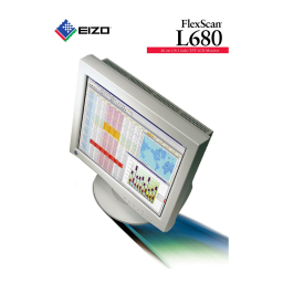 Eizo FLEXSCAN L680 Manuel utilisateur | Fixfr