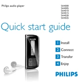 Philips SA4010/02 Baladeur audio à mémoire flash Manuel utilisateur | Fixfr