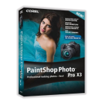 Corel PaintShop Pro Photo X3 Manuel utilisateur