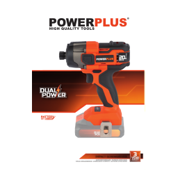 Powerplus POWDP20150 IMPACT WRENCH 20V 220NM (NO BATT.) Manuel du propriétaire | Fixfr