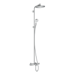 Hansgrohe Showerpipe Crometta S 240 bain Mode d'emploi