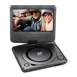 Sunstech DLPM728 Portable DVD Mode d'emploi | Fixfr