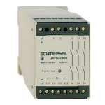 schmersal AZS 2305 24 VDC Fail-safe delay timer Mode d'emploi