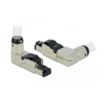 DeLOCK 86489 RJ45 Plug field assembly Cat.8.1 metal angled Fiche technique