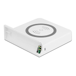 DeLOCK 41450 USB and Wireless Charger 2 x USB Type-C&trade; PD + 3 x USB Type-A Fiche technique