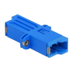 DeLOCK 86945 Optic Fiber Coupler E2000 Simplex female to Simplex female Single-mode blue Fiche technique