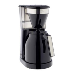 Melitta Easy Top Therm II 1023-08 Noir Cafeti&egrave;re isotherme Product fiche