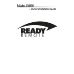 ReadyRemote 24926 Owner's Manual
