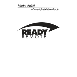 ReadyRemote 24926 Owner's Manual | Fixfr