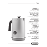 Delonghi &agrave; lait chaud et froid EMFI.W blanc Mousseur &agrave; lait Product fiche