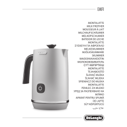 Delonghi à lait chaud et froid EMFI.W blanc Mousseur à lait Product fiche | Fixfr