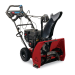 Toro SnowMax 824 QXE Snowthrower Manuel utilisateur