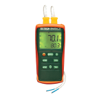 Extech Instruments EA10 EasyView&trade; Dual Input Thermometers Manuel utilisateur