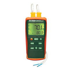 Extech Instruments EA10 EasyView™ Dual Input Thermometers Manuel utilisateur | Fixfr