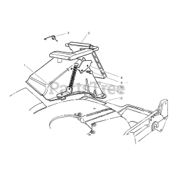 Rear Bag Kit, 21" HP Recycler Mower