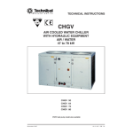 TECHNIBEL CHG507VAB Groupes d'eau glac&Atilde;&copy;e air/eau &gt; 17KW Guide d'installation