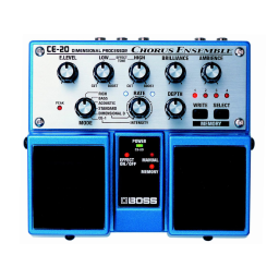 Boss CE-20 Manuel utilisateur | Fixfr