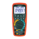 Extech Instruments EX542 12 Function Wireless True RMS Industrial MultiMeter/Datalogger Manuel utilisateur