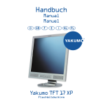 YAKUMO TFT 17 XP Manuel utilisateur