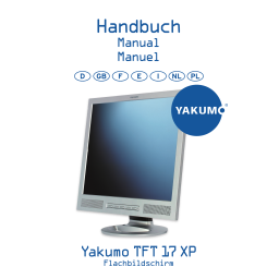 YAKUMO TFT 17 XP Manuel utilisateur | Fixfr