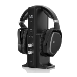 Sennheiser RS 195 BLACK Casque audio ou &eacute;couteurs sans fil / Bluetooth Manuel du propri&eacute;taire
