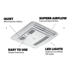 Dometic Roof Top Unit for Use With Air Distribution Box 650015C75X 650015C85X 650016C75X Heat Pump Manuel utilisateur