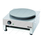 Bartscher 104458 Cr&ecirc;pe maker 1CP400 Mode d'emploi