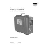 ESAB A9L MEF 30, MEF 01 Manuel | Chat IA + PDF