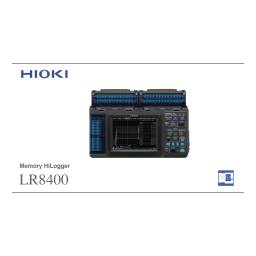 MEMORY HiLOGGER LR8400-20,LR8401-20,LR8402-20