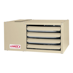 Lennox LF25 Unit Heater (030-400KBtuh) Guide d'installation | Fixfr