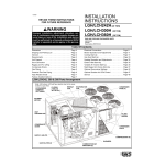 Lennox SG 036, 060, 120, 240 (3, 5, 10, 20 Ton) Guide d'installation
