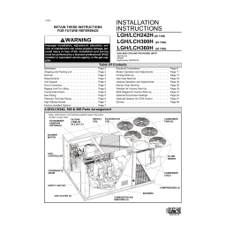 Lennox SG 036, 060, 120, 240 (3, 5, 10, 20 Ton) Guide d'installation | Fixfr