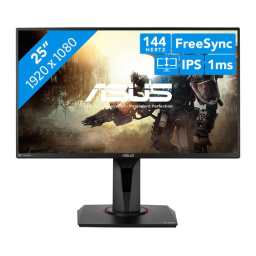 Asus TUF Gaming VG259Q Monitor Mode d'emploi | Fixfr