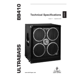 Manuel ULTRABASS BB410 | Chat IA & Téléchargement PDF | Fixfr