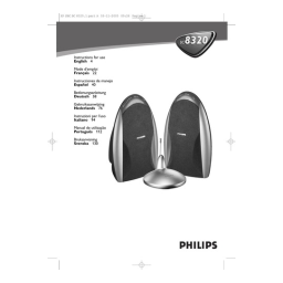 Philips SBC BC8320 Manuel utilisateur | Fixfr